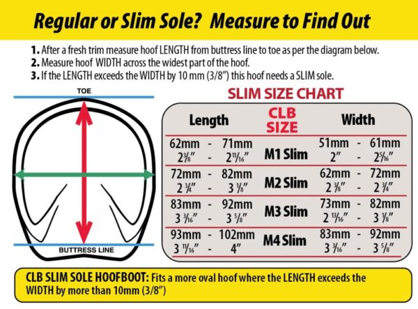 Sizing Charts - Hoof Boots Ireland